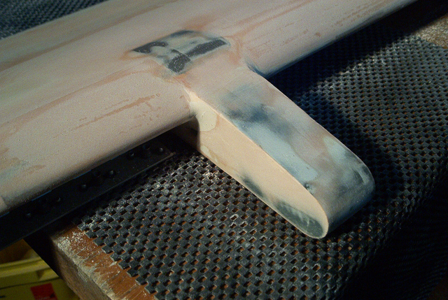 Filling and sanding that which will hardly ever be seen.