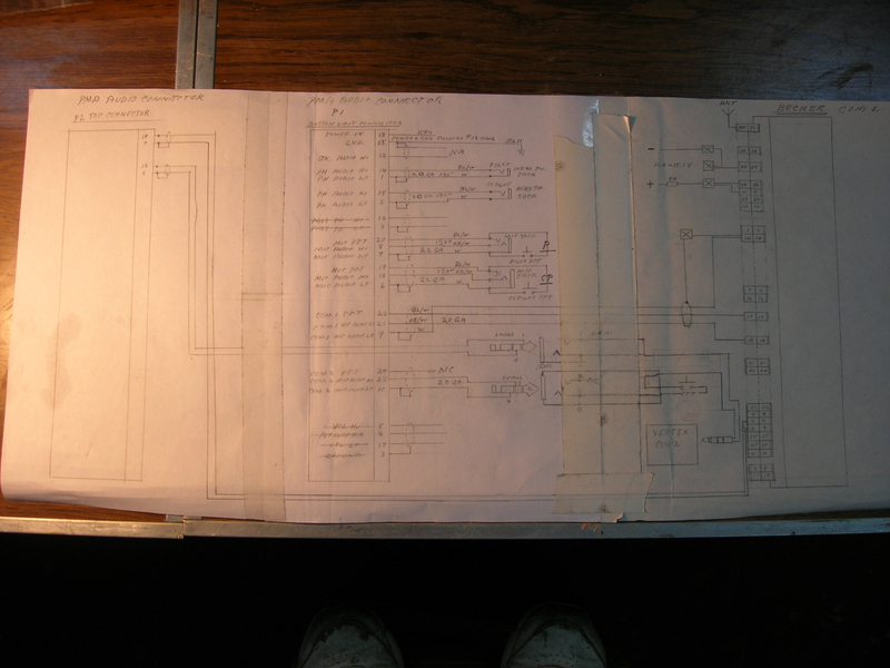 Radios + Audio panel wiring schematic 1.