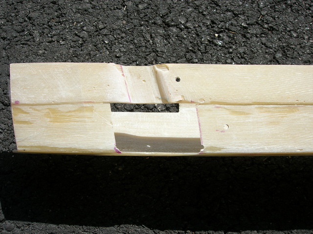 Sternpost trim 7.