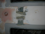 Door hinge rebates 53.