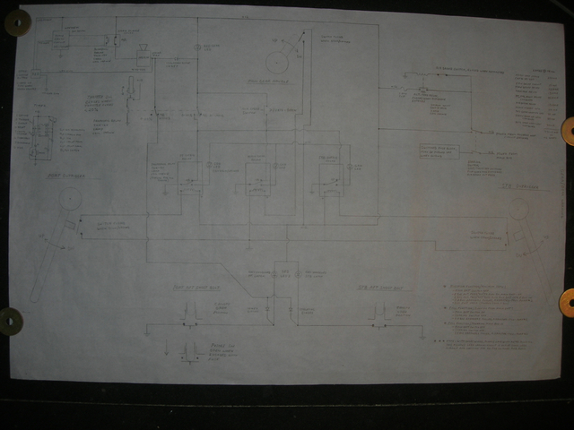 Old gear and door warning schematic.