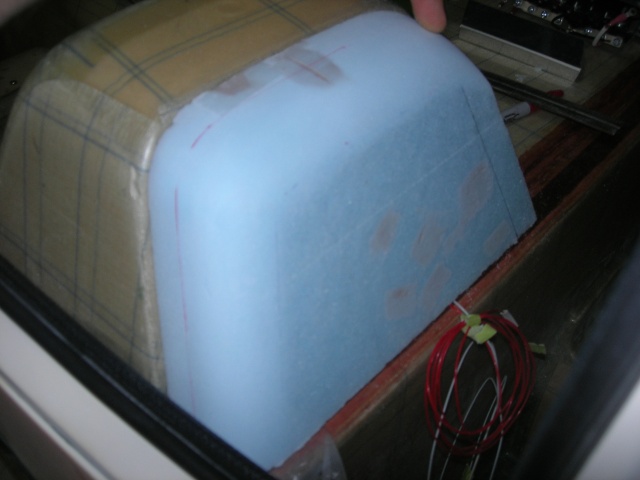 Port headrest aft cover 2.