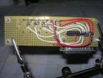 Wayne has warning PCB bout 3/4 complete 2.