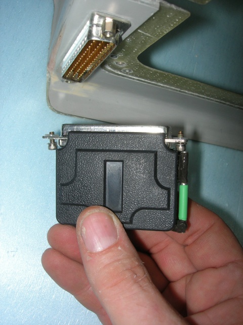Lower port 50p D-sub 90 degree connector 2.
