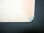 Broken edge of starboard aileron 1.