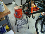 How to assemble and operate a pedal powered battery charger.